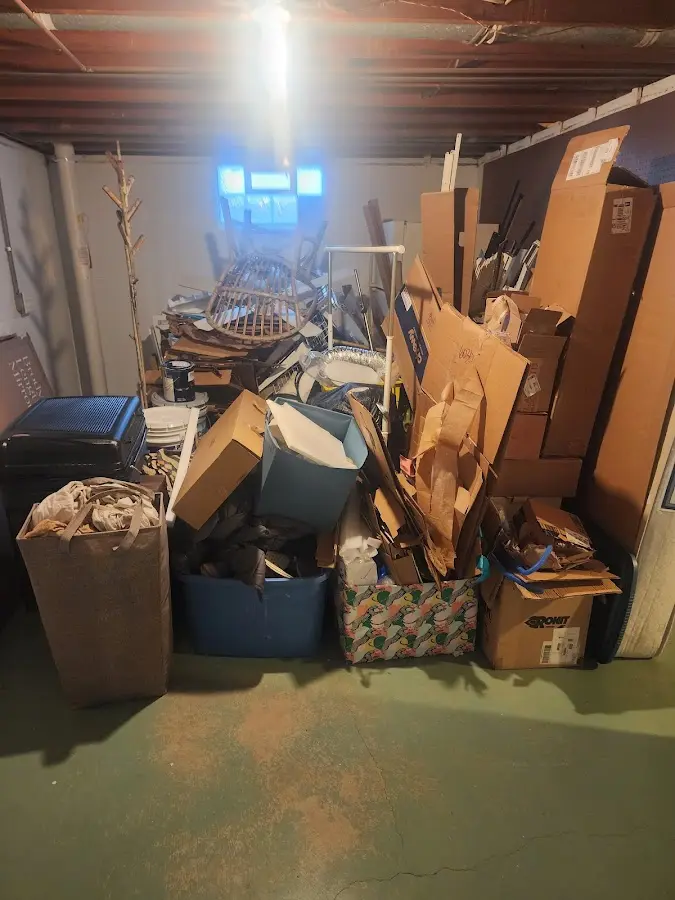 Roll-off dumpster container at job site for Yard Waste Dumpster Rental in Sedro-Woolley